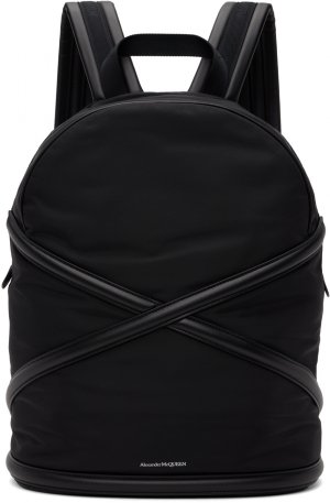 Черный рюкзак Harness Alexander McQueen