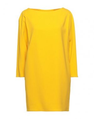 Короткое платье ATOS LOMBARDINI. Цвет: желтый