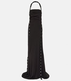 Платье макси из джерси , черный The Attico