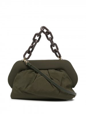 Gea chain-link clutch bag Themoirè. Цвет: зеленый