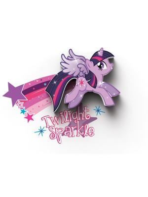 Пробивной мини 3D светильник My Little Pony-Twilight Sparkle Pony. Цвет: сиреневый, бледно-розовый, розовый, фиолетовый
