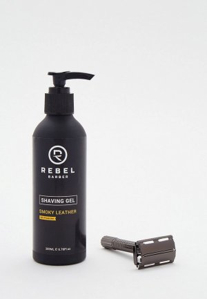 Набор для бритья Rebel Starter Shaving Set, гель 200 мл + бритвенный станок. Цвет: разноцветный
