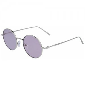 Солнцезащитные очки , серебряный DKNY. Цвет: фиолетовый