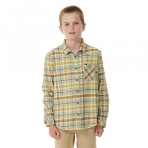 Рубашка с длинным рукавом Checked In Flannel, зеленый Rip Curl