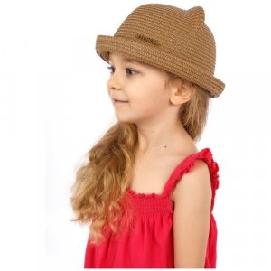 Шляпа , размер M(50-52), коричневый Solorana. Цвет: светло-коричневый/коричневый