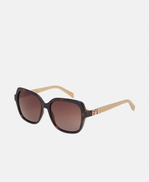 Солнцезащитные очки , темно коричневый Karen Millen