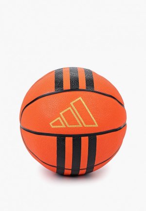 Мяч баскетбольный adidas 3S Rubber X3. Цвет: коричневый