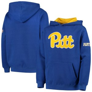 Молодежный пуловер с капюшоном и большим логотипом Royal Pitt Panthers Unbranded
