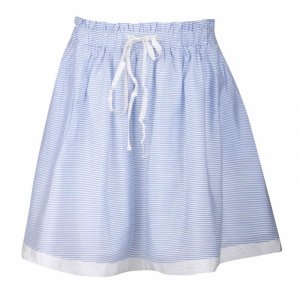 Короткая женская юбка в тонкую полоску GRACE & MILA