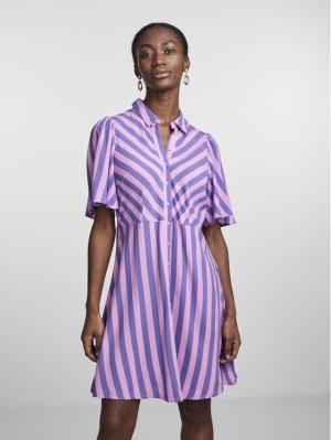 Платье-рубашка стандартного кроя Yas, фиолетовый YAS