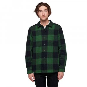 Рубашка с длинным рукавом Project Lined Flannel, зеленый Black Diamond