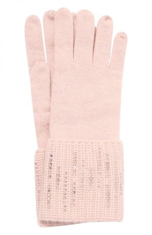 Кашемировые перчатки William Sharp. Цвет: розовый
