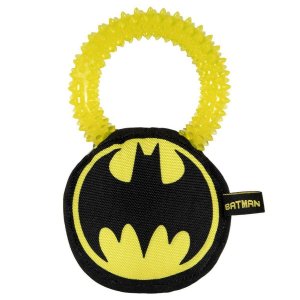 Желтая игрушка для собаки Бэтмен, 100% полиэстер. Batman
