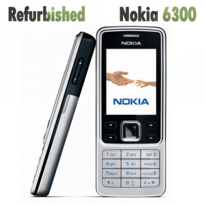 Восстановленный оригинальный мобильный телефон 6300 Nokia