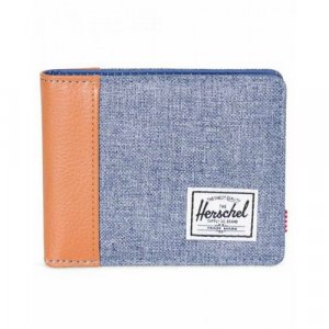 Бумажник , голубой, коричневый Herschel. Цвет: голубой/коричневый