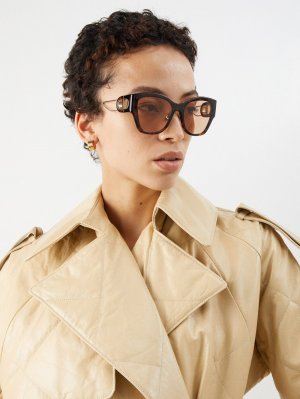 30montaigne b2u солнцезащитные очки-бабочки из ацетата DIOR, коричневый Dior