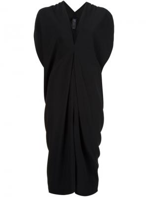 Платье c V-образным вырезом Zero + Maria Cornejo. Цвет: чёрный