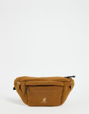 Коричневая флисовая сумка-кошелек на пояс Boa-Коричневый цвет Gramicci