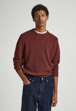 Вязаный свитер DEAN CREW NECK , цвет burgundy red Pepe Jeans