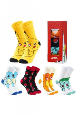 Детские носки, упаковка из 5 шт. Pokemon, мультиколор Pokémon