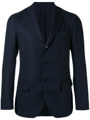 Пиджак с застежкой на три пуговицы Mp Massimo Piombo. Цвет: синий