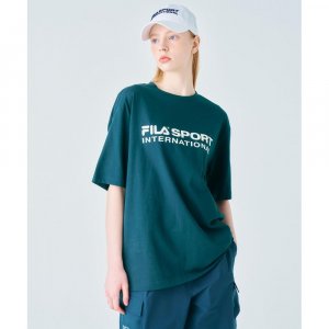 FILA Comfort Fit International Logo Short Sleeve T Shirt FS2RSF2131XPIG
