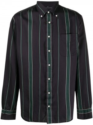 Полосатая рубашка Bowling Gitman Vintage. Цвет: черный