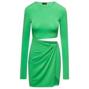Платье cut-out mini dress in viscose , зеленый Andamane