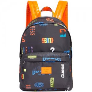 Рюкзак мальчики Guess мультиколор L3RZ00WFEO0PA71T/U размер T/U. Цвет: черный/оранжевый