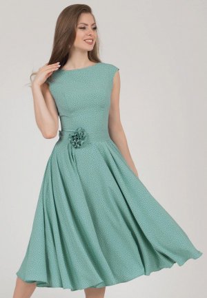 Платье Olivegrey MIDORA. Цвет: зеленый