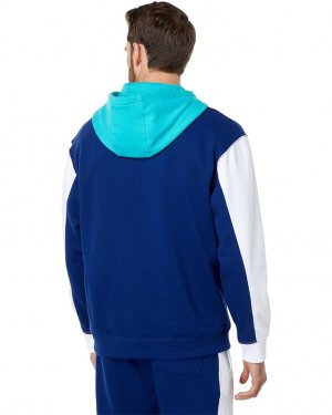 Худи Sustainably Crafted Reissue Color-Block Logo Hoodie, цвет Blue Depths Nautica