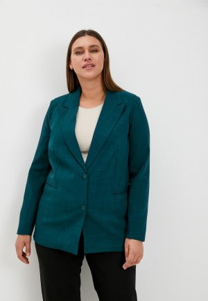 Пиджак Adele Fashion. Цвет: зеленый
