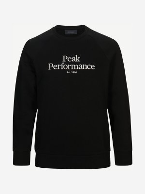 Свитшот мужской Original, Черный Peak Performance. Цвет: черный