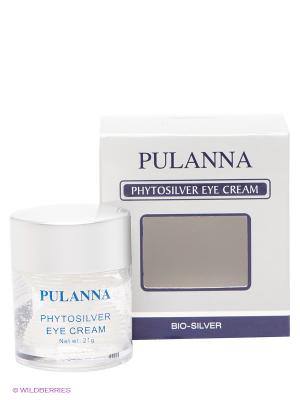 Крем для век -Phytosilver Eye Cream 21г PULANNA. Цвет: прозрачный, серый