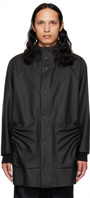 Черная куртка-дождевик со складками Craig Green