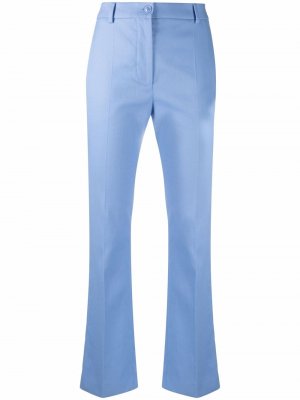 Расклешенные брюки с завышенной талией Boutique Moschino. Цвет: синий
