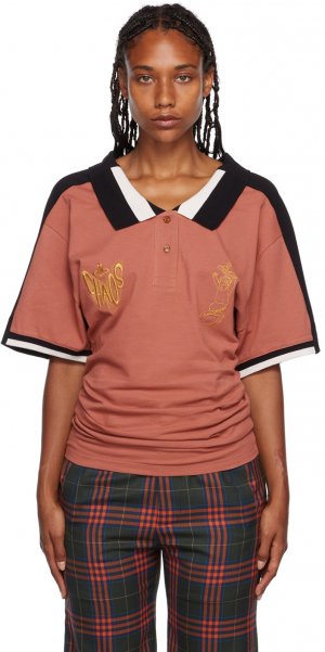 Рубашка-поло Stefano в розовую полоску Vivienne Westwood