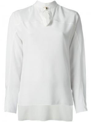 Блузка Camicia Vionnet. Цвет: белый
