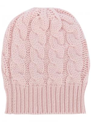 Трикотажная шапка Antonia Zander. Цвет: розовый и фиолетовый
