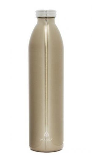 Бутылка для воды емкостью 32 унции из нержавеющей стали в стиле ретро Manna