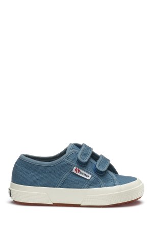 Спортивные туфли Blue Junior 2750 Cotu Classic с ремешком , синий Superga