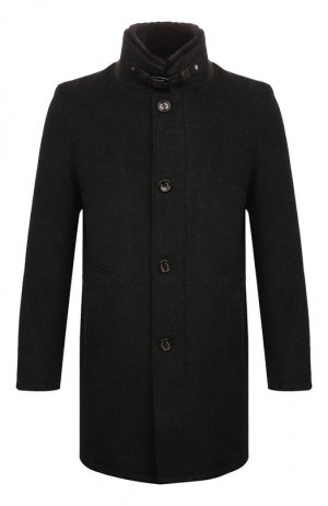 Утепленное пальто Gimos Gimo's. Цвет: серый