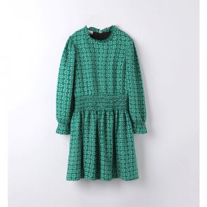 Платье, размер XL, зеленый Ido. Цвет: зеленый