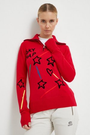 Шерстяной свитер JCC, красный Rossignol