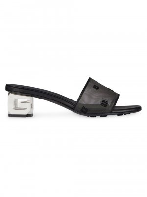 Туфли без задника G Cube из прозрачной сетки 4G , черный Givenchy