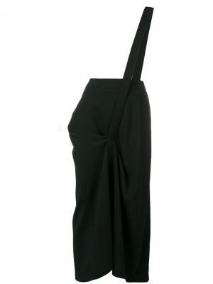 Асимметричная юбка Chalayan. Цвет: черный
