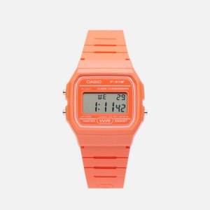 Наручные часы Collection F-91WC-4A2 CASIO. Цвет: оранжевый