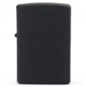 Наручные часы Зажигалка Classic с покр. Black Crackle чёрная 236 GS, черный Zippo. Цвет: черный