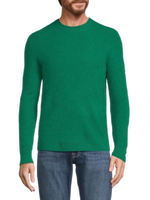 Кашемировый свитер Jordan с круглым вырезом , зеленый Alex Mill