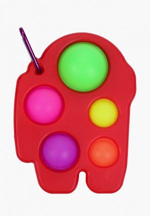 Игрушка Hatparad антистресс SIMPLE DIMPLE POP IT Sensory AMONG US. Цвет: разноцветный